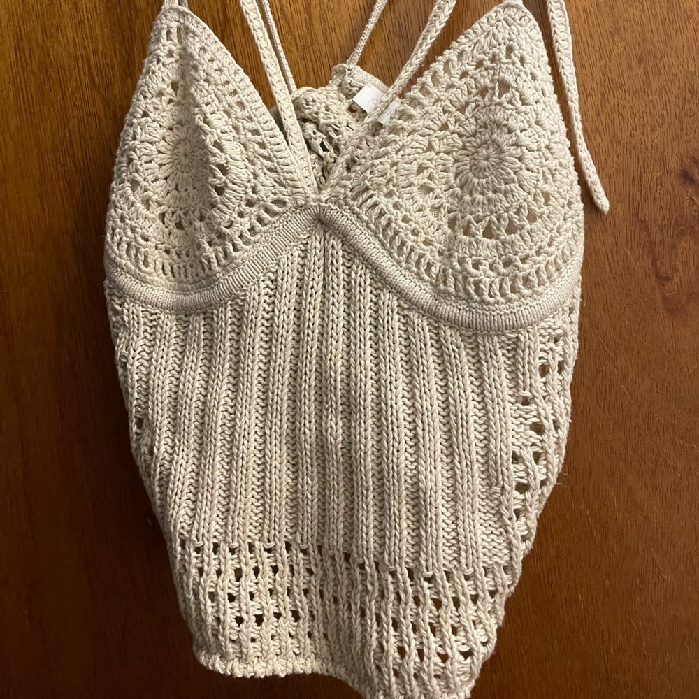 Jonathan Simkhai Crochet Top